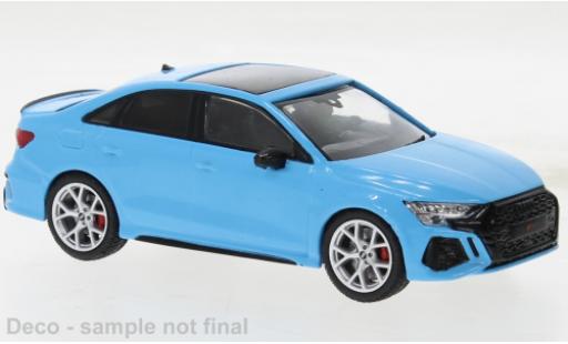 Audi RS3 1/43 IXO azul clair 2022 coche miniatura