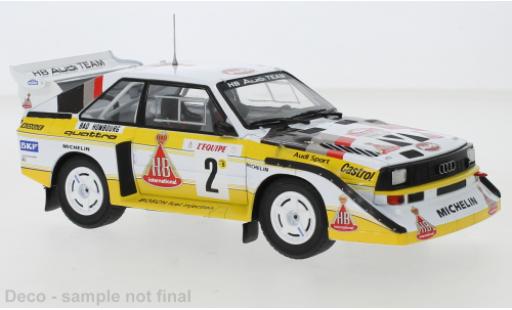 Coche miniatura Audi Sport Quattro 1/24 IXO Sport quattro S1 No.2 HB Rallye WM Rally Monte Carlo 1986 Audi Sport Quattro 1/24 IXO Sport quattro S1 No.2 HB Rallye WM Rally Monte Carlo 1986 coche miniatura
