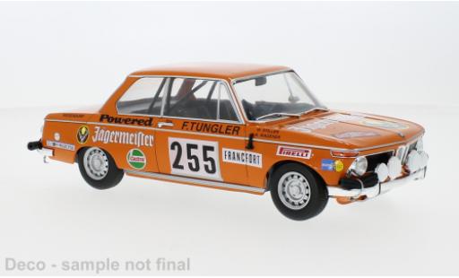 Coche miniatura Bmw 2002 1/18 IXO No.255 Jägermeister Rallye WM Rally Monte Carlo 1973 Bmw 2002 1/18 IXO No.255 Jägermeister Rallye WM Rally Monte Carlo 1973 coche miniatura