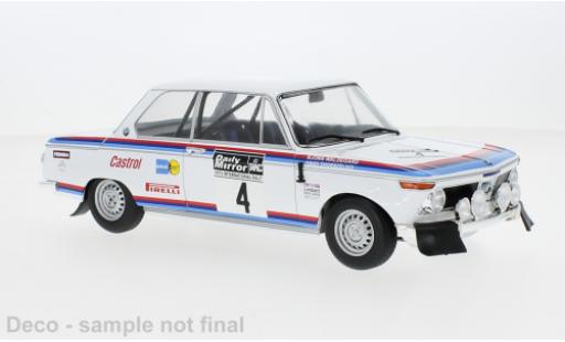 Coche miniatura Bmw 2002 1/18 IXO No.4 Rallye WM RAC Rally 1973 Bmw 2002 1/18 IXO No.4 Rallye WM RAC Rally 1973 coche miniatura