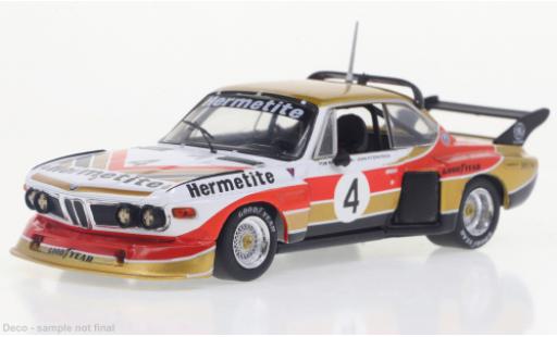 Bmw 3.5 1/43 IXO CSL No.3 Silverstone 1976 coche miniatura