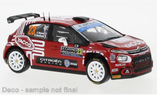 Citroen C3 1/43 IXO Rally2 No.23 WRC Rally Monte Carlo 2022 coche miniatura