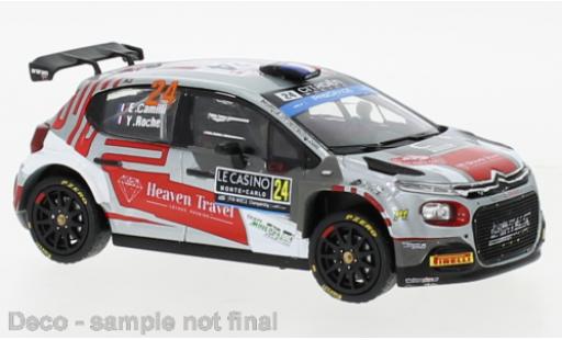 Coche miniatura Citroen C3 1/43 IXO Rally2 No.24 Rallye WM Rally Monte Carlo 2022 Citroen C3 1/43 IXO Rally2 No.24 Rallye WM Rally Monte Carlo 2022 coche miniatura