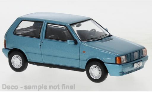 Fiat Uno 1/43 IXO metallise azul 1983 coche miniatura
