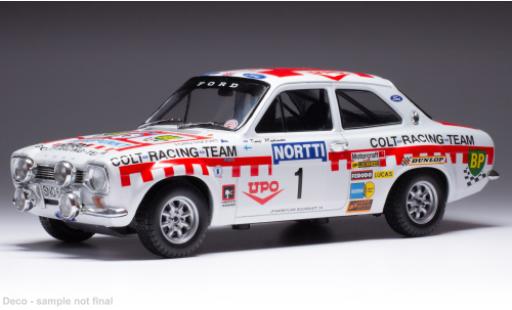 Coche miniatura Ford Escort 1/18 IXO MK I RS 1600 No.1 1000 Lakes Rally 1974 Ford Escort 1/18 IXO MK I RS 1600 No.1 1000 Lakes Rally 1974 coche miniatura