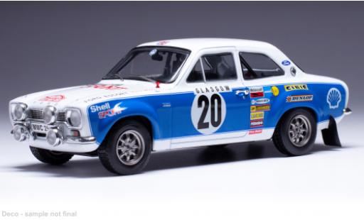 Coche miniatura Ford Escort 1/18 IXO MK I RS 1600 No.20 Rally Monte Carlo 1973 Ford Escort 1/18 IXO MK I RS 1600 No.20 Rally Monte Carlo 1973 coche miniatura