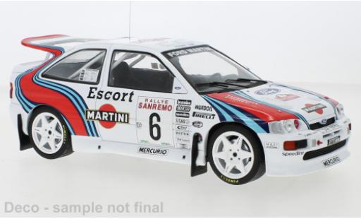 Coche miniatura Ford Escort 1/18 IXO RS Cosworth No.6 Rally San Remo 1994 Ford Escort 1/18 IXO RS Cosworth No.6 Rally San Remo 1994 coche miniatura