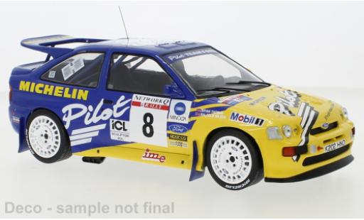 Coche miniatura Ford Escort 1/18 IXO RS Cosworth No.8 Michelin Rallye WM RAC Rally 1993 Ford Escort 1/18 IXO RS Cosworth No.8 Michelin Rallye WM RAC Rally 1993 coche miniatura