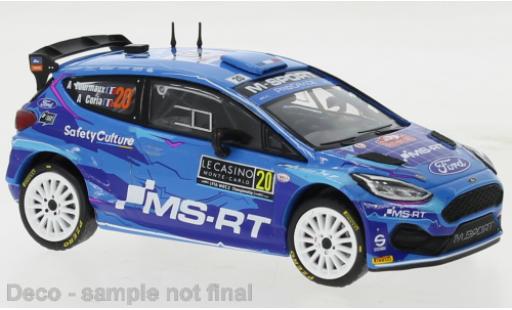 Coche miniatura Ford Fiesta 1/43 IXO MK II No.20 WRC2 Rally Monte Carlo 2023 Ford Fiesta 1/43 IXO MK II No.20 WRC2 Rally Monte Carlo 2023 coche miniatura