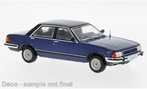 Ford Granada 1/43 IXO MK II 2.8 GL metallise azul/negro 1982 coche miniatura