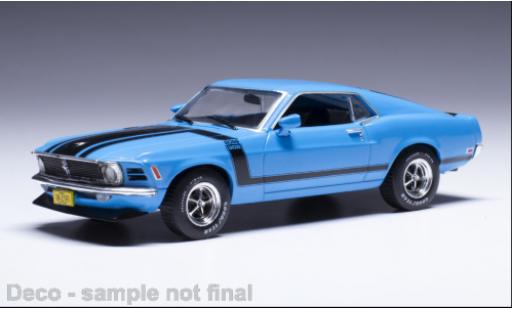Ford Mustang 1/43 IXO Boss 302 azul 1970 coche miniatura