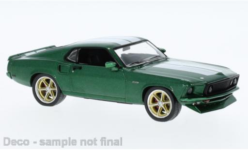 Coche miniatura Ford Mustang 1/43 IXO Fastback metallise verde 1969 Ford Mustang 1/43 IXO Fastback metallise verde 1969 coche miniatura