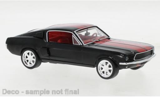Coche miniatura Ford Mustang 1/43 IXO Fastback negro/rojo 1967 Ford Mustang 1/43 IXO Fastback negro/rojo 1967 coche miniatura