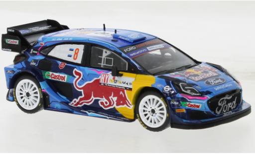 Coche miniatura Ford Puma 1/43 IXO No.8 WRC1 Rally Croatia 2023 Ford Puma 1/43 IXO No.8 WRC1 Rally Croatia 2023 coche miniatura