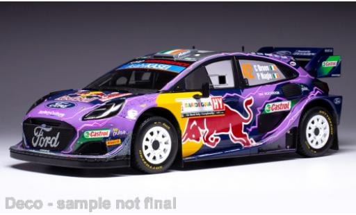 Coche miniatura Ford Puma 1/18 IXO Rally 1 No.42 WRC Rallye Sardinien 2022 Ford Puma 1/18 IXO Rally 1 No.42 WRC Rallye Sardinien 2022 coche miniatura