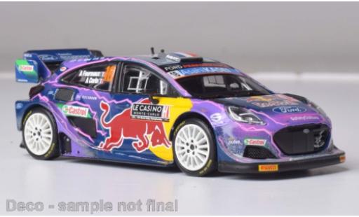 Coche miniatura Ford Puma 1/43 IXO Rally1 No.16 WRC Rally Monte Carlo 2022 Ford Puma 1/43 IXO Rally1 No.16 WRC Rally Monte Carlo 2022 coche miniatura