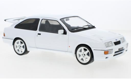 Coche miniatura Ford Sierra 1/18 IXO RS Cosworth blanche 1988 Ford Sierra 1/18 IXO RS Cosworth blanche 1988 coche miniatura