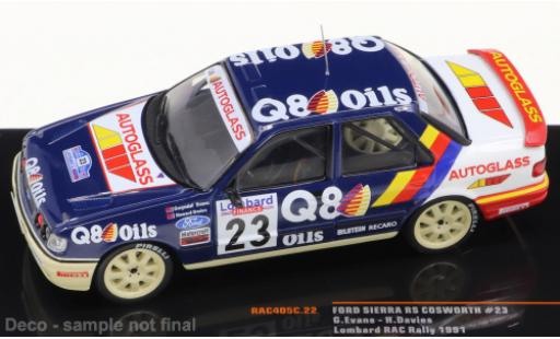 Ford Sierra 1/43 IXO RS Cosworth No.23 Rallye RAC Lombard 1991 coche miniatura