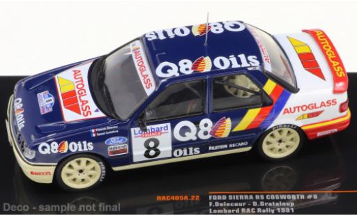 Ford Sierra 1/43 IXO RS Cosworth No.8 Rallye RAC Lombard 1991 coche miniatura