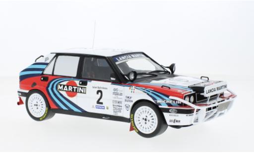 Coche miniatura Lancia Delta 1/18 IXO Integrale 16V No.2 Martini Rallye WM Safari Rally 1990 Lancia Delta 1/18 IXO Integrale 16V No.2 Martini Rallye WM Safari Rally 1990 coche miniatura