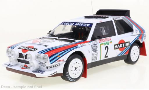 Coche miniatura Lancia Delta 1/18 IXO S4 No.2 Rally San Remo 1986 Lancia Delta 1/18 IXO S4 No.2 Rally San Remo 1986 coche miniatura