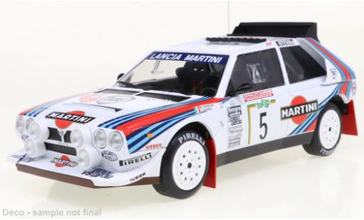 Coche miniatura Lancia Delta 1/18 IXO S4 No.5 Rally San Remo 1986 Lancia Delta 1/18 IXO S4 No.5 Rally San Remo 1986 coche miniatura