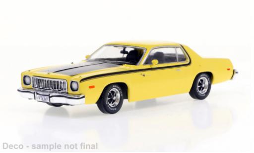 Coche miniatura Plymouth Road Runner 1/43 IXO amarillo 1975 Plymouth Road Runner 1/43 IXO amarillo 1975 coche miniatura