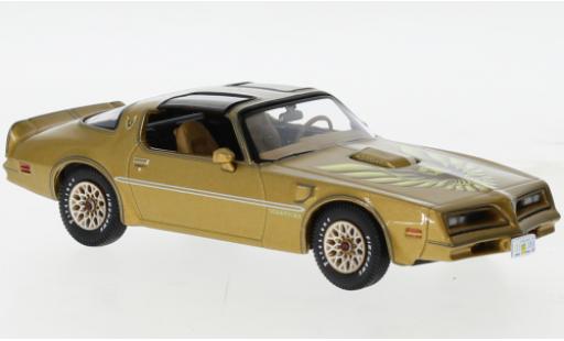 Coche miniatura Pontiac Firebird 1/43 IXO Trans Am metallise doré/Décorer 1978 Pontiac Firebird 1/43 IXO Trans Am metallise doré/Décorer 1978 coche miniatura