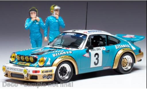 Coche miniatura Porsche 930 RS 1/43 IXO 911 Carrera No.3 Gitanes Rallye WM Rallye Monte Carlo 1978 Porsche 930 RS 1/43 IXO 911 Carrera No.3 Gitanes Rallye WM Rallye Monte Carlo 1978 coche miniatura
