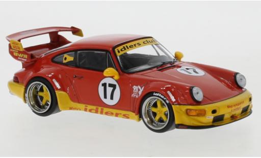Porsche 964 RWB 1/43 IXO Idlers coche miniatura