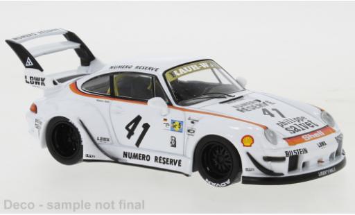 Coche miniatura Porsche 993 RWB 1/43 IXO LBWK blanche/Décorer Porsche 993 RWB 1/43 IXO LBWK blanche/Décorer coche miniatura