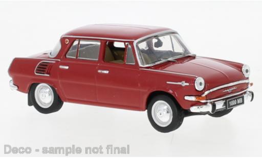 Skoda 1000 1/43 IXO MB rojo 1968 coche miniatura