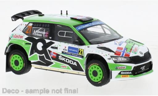 Skoda Fabia 1/43 IXO Rally2 EVO No.21 Rallye WM Rallye Estland 2022 coche miniatura