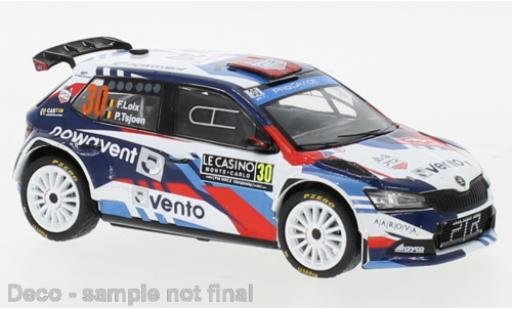 Skoda Fabia 1/43 IXO Rally2 EVO No.30 WRC Rally Monte Carlo 2022 coche miniatura