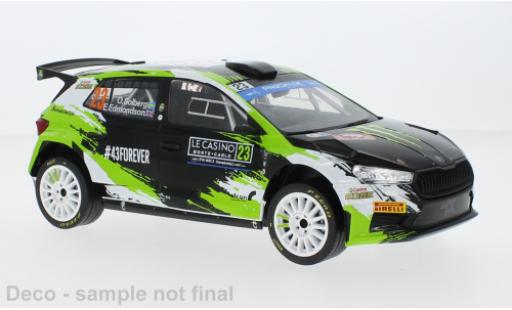 Skoda Fabia 1/43 IXO Rally2 No.23 Rallye WM Rally Monte Carlo 2023 coche miniatura