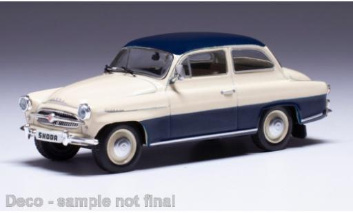 Skoda Octavia 1/43 IXO beige/azul 1959 coche miniatura
