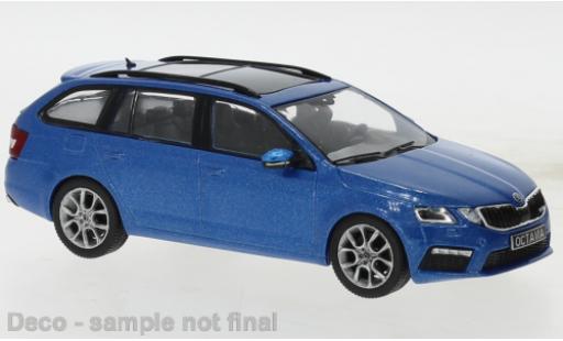 Coche miniatura Skoda Octavia 1/43 IXO RS (III) metallise azul 2014 Skoda Octavia 1/43 IXO RS (III) metallise azul 2014 coche miniatura