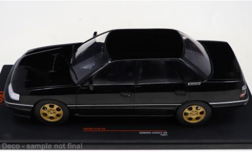Subaru Legacy 1/18 IXO RS negro 1991 coche miniatura