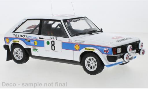Coche miniatura Talbot Sunbeam 1/18 IXO Lotus No.8 Rallye Monte-Carlo 1981 Talbot Sunbeam 1/18 IXO Lotus No.8 Rallye Monte-Carlo 1981 coche miniatura