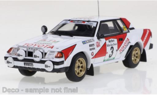 Coche miniatura Toyota Celica 1/43 IXO 2000GT No.3 Rallye Cote d Ivoire 1982 Toyota Celica 1/43 IXO 2000GT No.3 Rallye Cote d Ivoire 1982 coche miniatura
