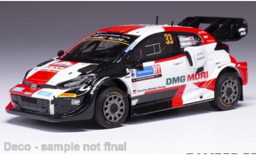 Coche miniatura Toyota Yaris 1/43 IXO GR No.33 WRC Rallye Estland 2022 Toyota Yaris 1/43 IXO GR No.33 WRC Rallye Estland 2022 coche miniatura