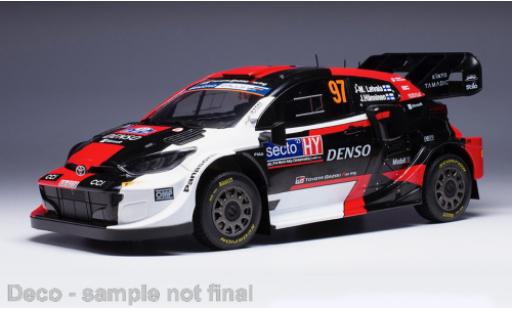 Coche miniatura Toyota Yaris 1/18 IXO GR No.97 WRC1 Rally Finland 2023 Toyota Yaris 1/18 IXO GR No.97 WRC1 Rally Finland 2023 coche miniatura