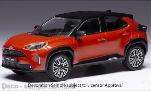 Toyota Yaris 1/43 IXO Cross metallise naranja 2022 coche miniatura