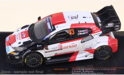 Toyota Yaris 1/43 IXO No.33 WRC1 Rally Croatia 2023 coche miniatura