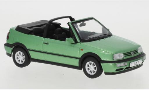Coche miniatura Volkswagen Golf 1/43 IXO III cabriolet metallise verde 1993 Volkswagen Golf 1/43 IXO III cabriolet metallise verde 1993 coche miniatura