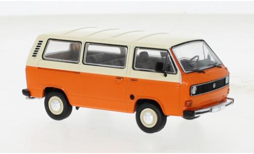 Coche miniatura Volkswagen T3 1/43 IXO Caravelle naranja/beige 1981 Volkswagen T3 1/43 IXO Caravelle naranja/beige 1981 coche miniatura