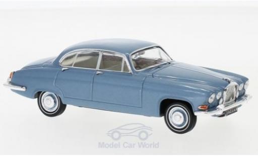 Jaguar MK 1/43 IXO X metalico azul RHD 1961 coche miniatura
