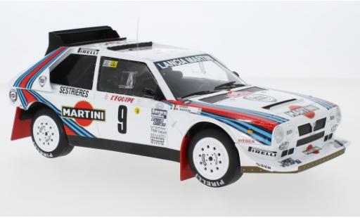 Coche miniatura Lancia Delta 1/18 IXO S4 No.9 Martini Racing Martini Rally Monte Carlo 1986 M.Biasion/T.Siviero Lancia Delta 1/18 IXO S4 No.9 Martini Racing Martini Rally Monte Carlo 1986 M.Biasion/T.Siviero coche miniatura