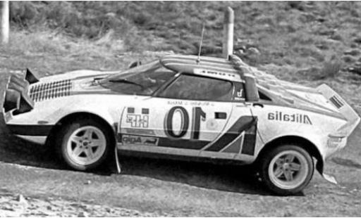 Coche miniatura Lancia Stratos 1/43 IXO HF No.10 Alitalia Racing Team Alitalia Rallye Monte Carlo 1976 S.Munari/S.Maiga Lancia Stratos 1/43 IXO HF No.10 Alitalia Racing Team Alitalia Rallye Monte Carlo 1976 S.Munari/S.Maiga coche miniatura