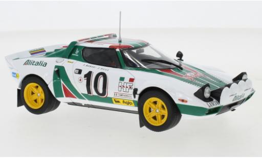 Coche miniatura Lancia Stratos 1/24 IXO HF No.10 Rallye Monte-Carlo 1976 S.Munari/S.Maiga Lancia Stratos 1/24 IXO HF No.10 Rallye Monte-Carlo 1976 S.Munari/S.Maiga coche miniatura